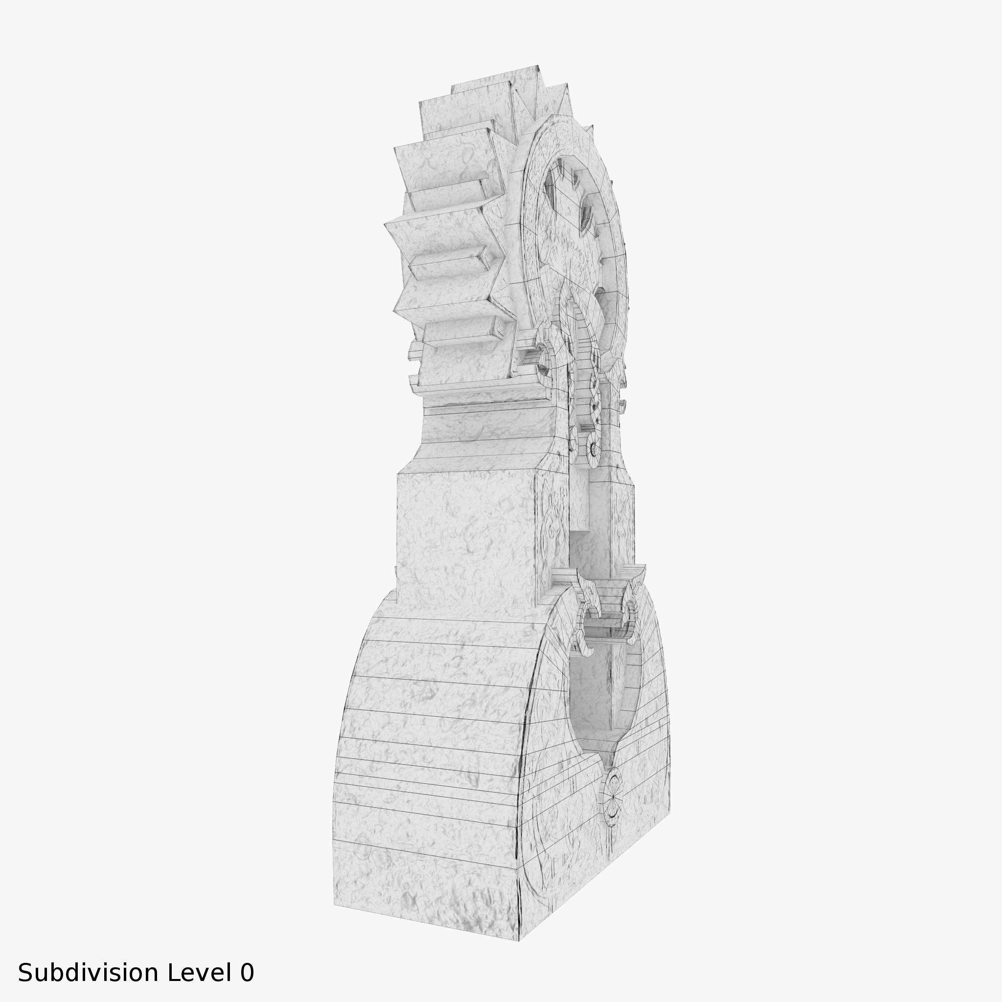 Celtic Idol 4 Low-poly 3D model_10