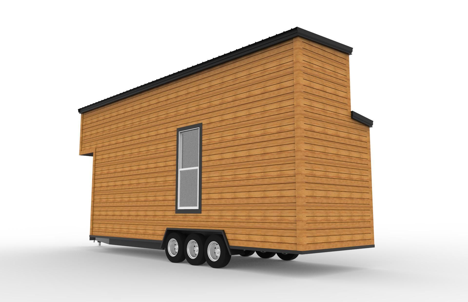 Tiny House 3D model_3