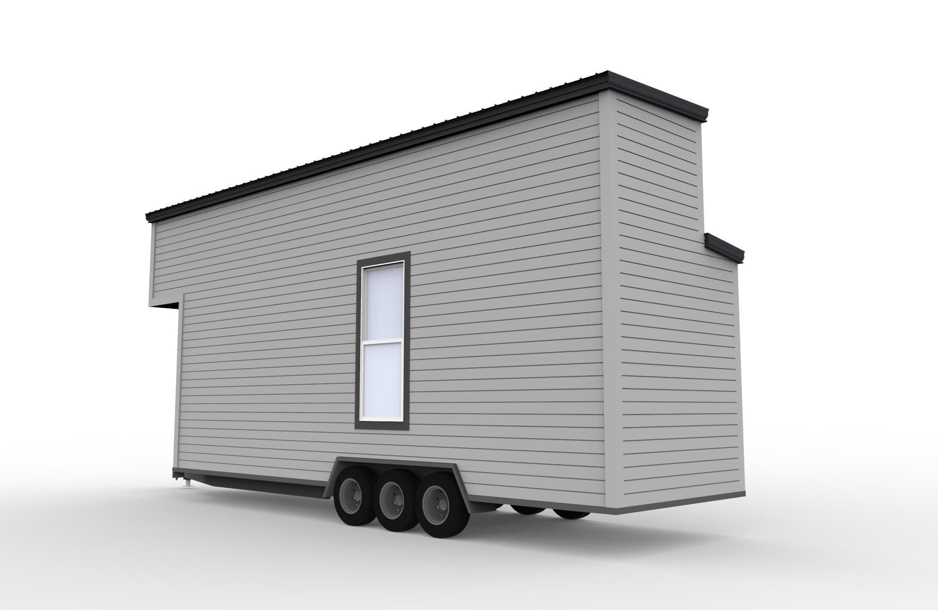 Tiny House 3D model_9