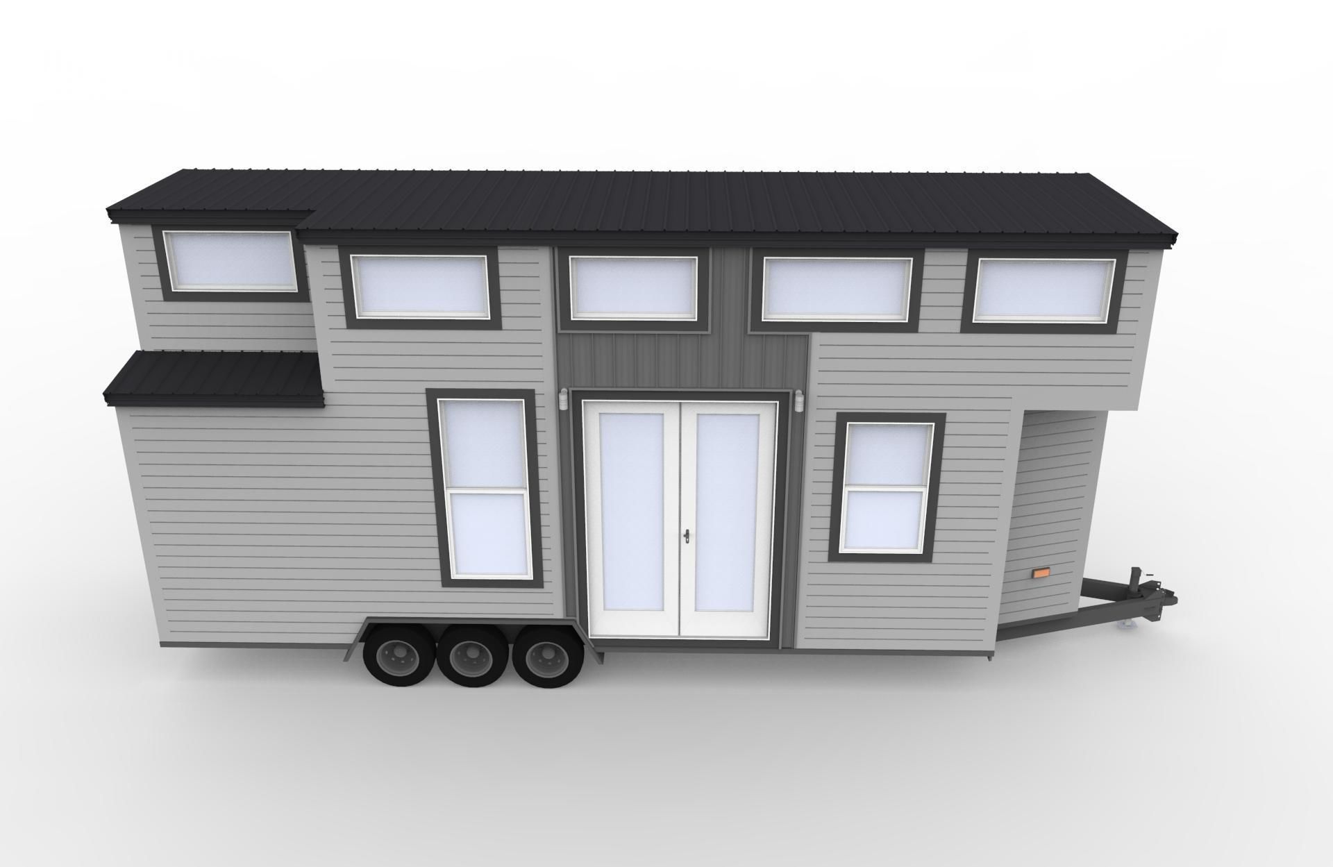 Tiny House 3D model_11