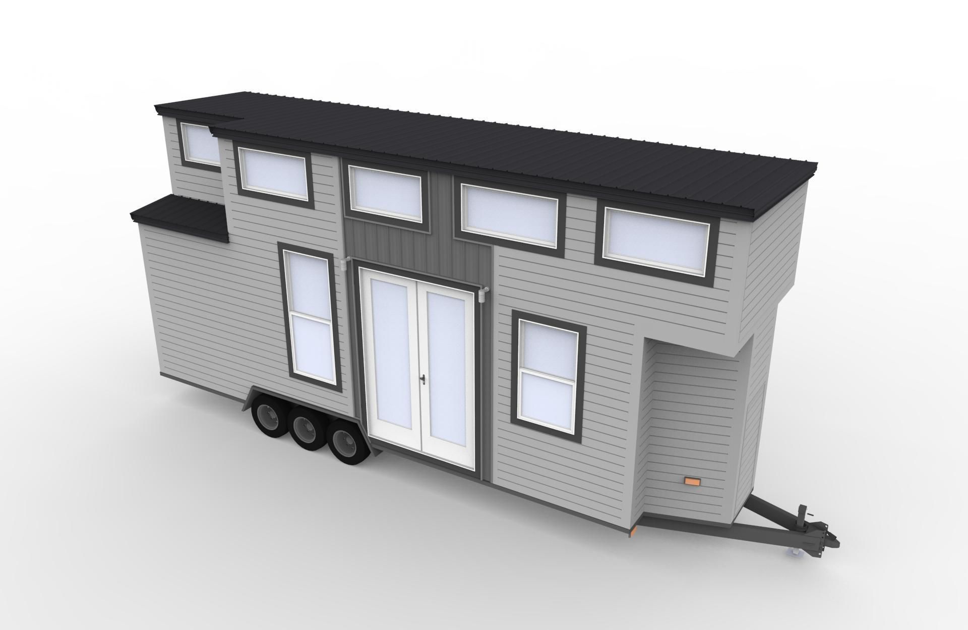 Tiny House 3D model_10