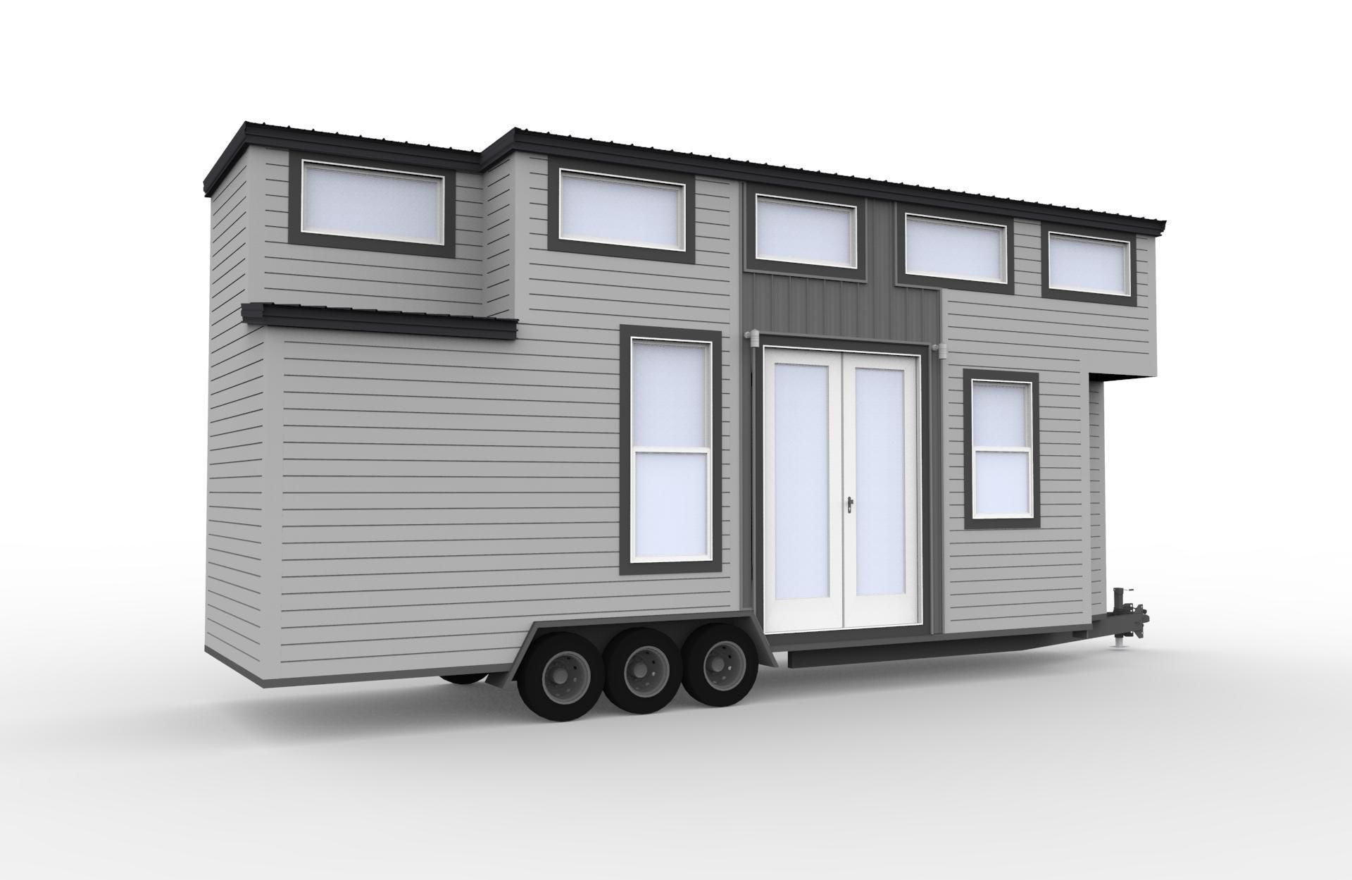 Tiny House 3D model_7
