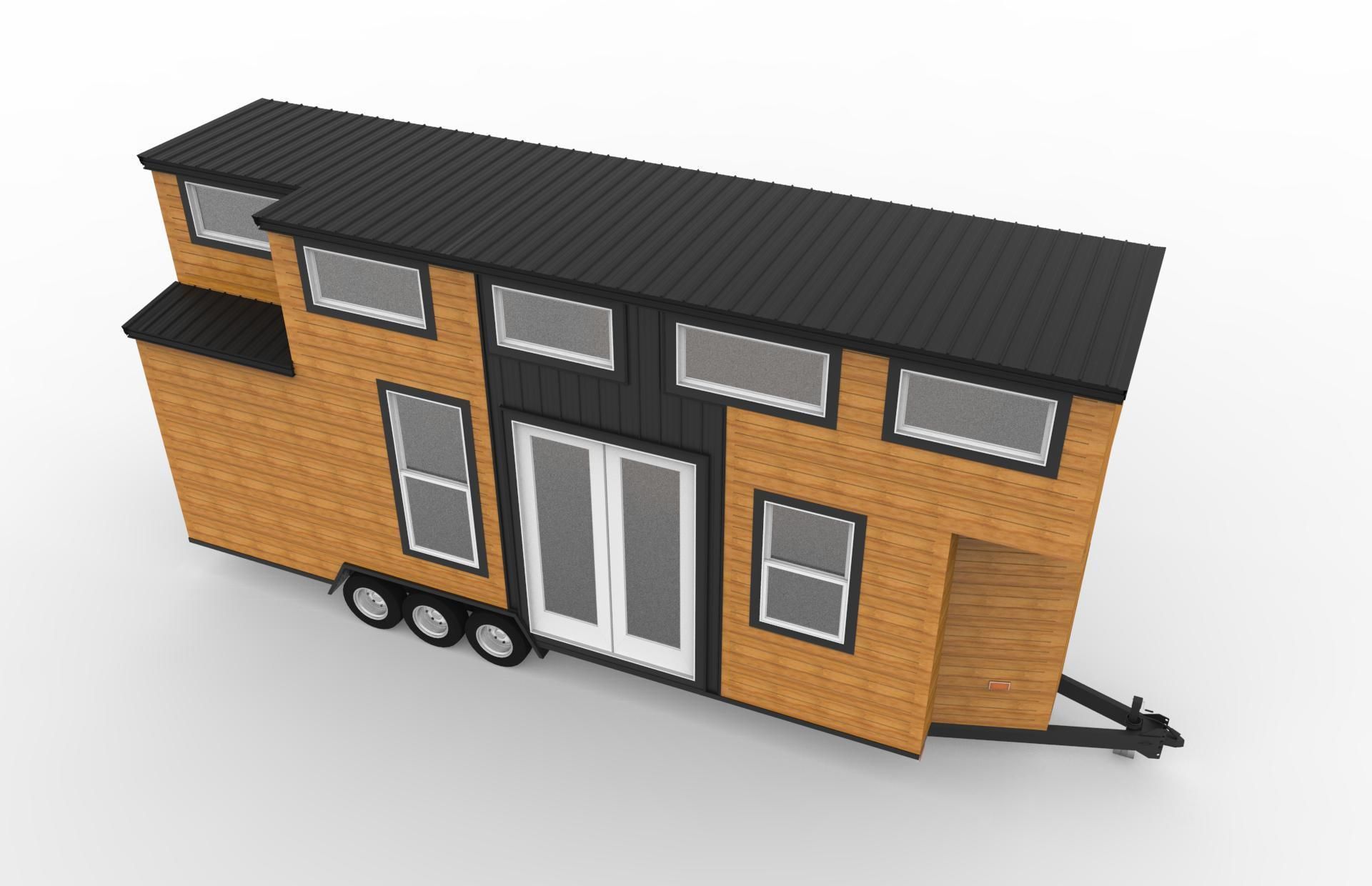 Tiny House 3D model_4