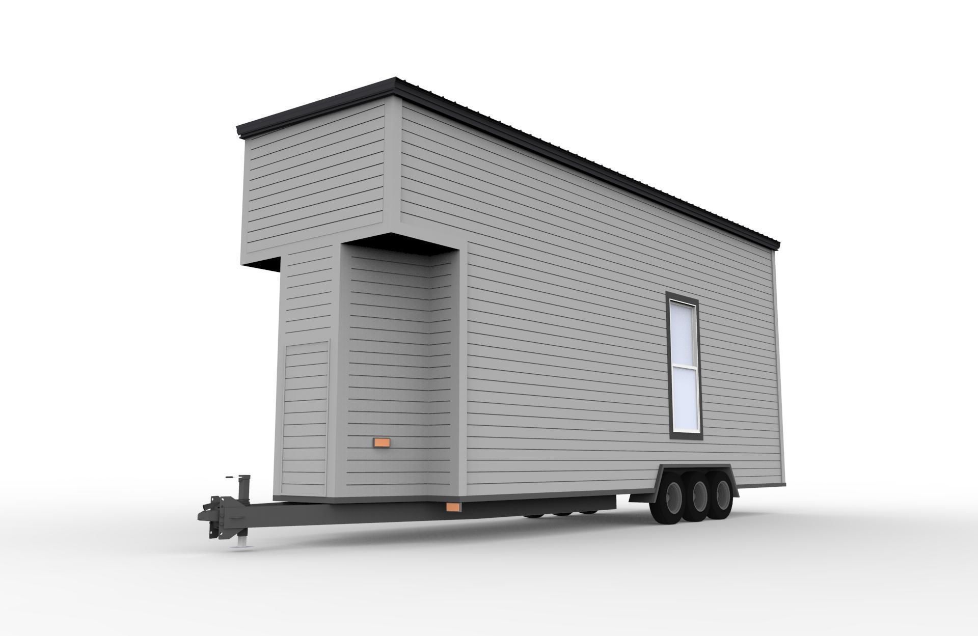 Tiny House 3D model_8