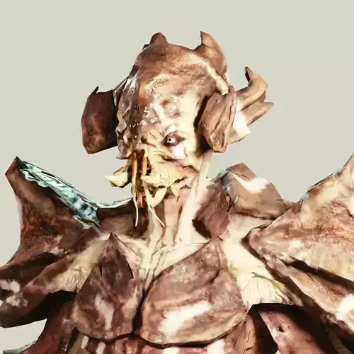 Crab Alien Low-poly 3D model