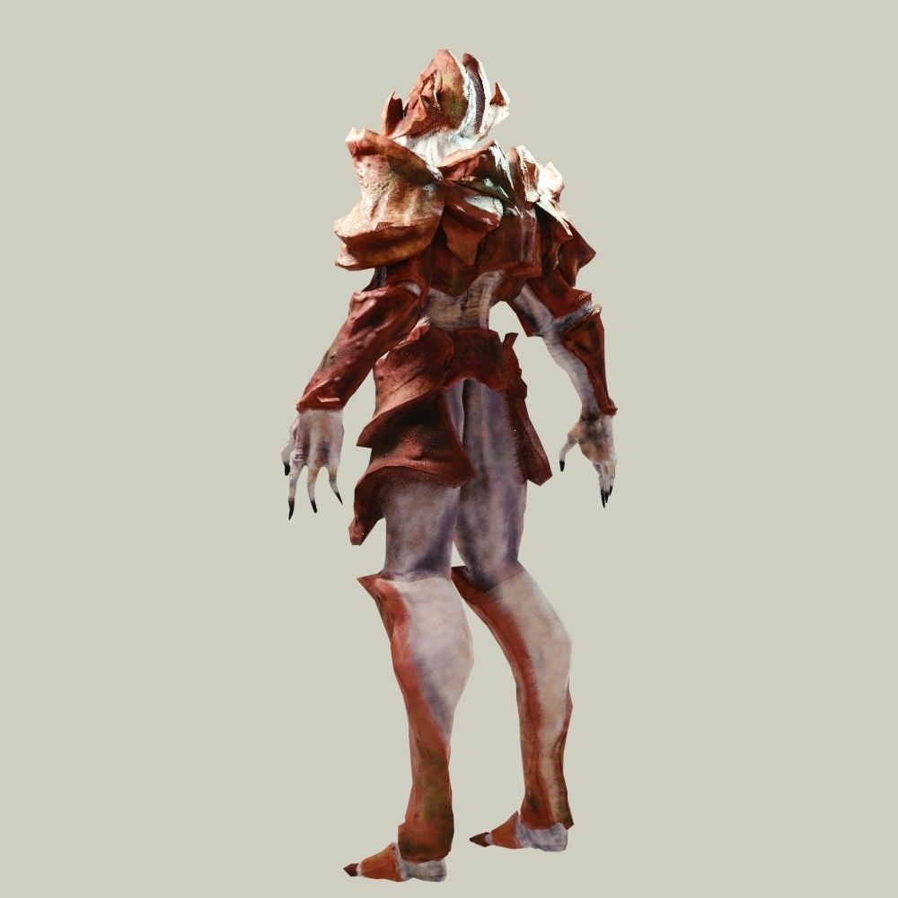 Crab Alien Low-poly 3D model_6