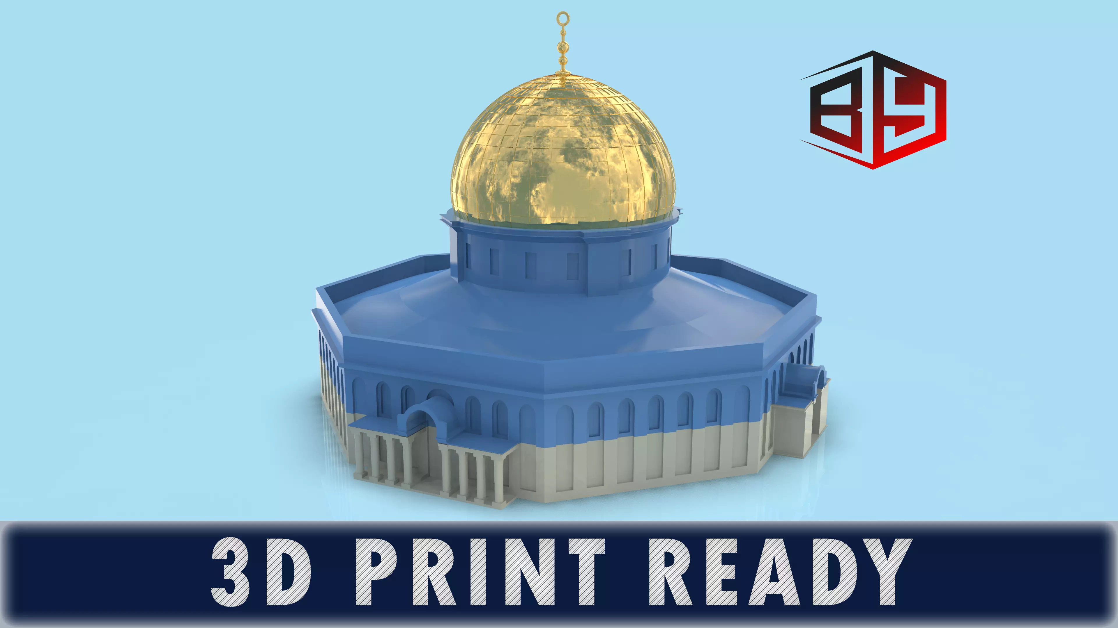 Al-Aqsa Mosque - Mescid-i Aksa 3D print model