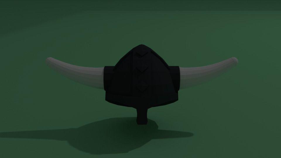 lego viking helmet free 3D model CGTrader