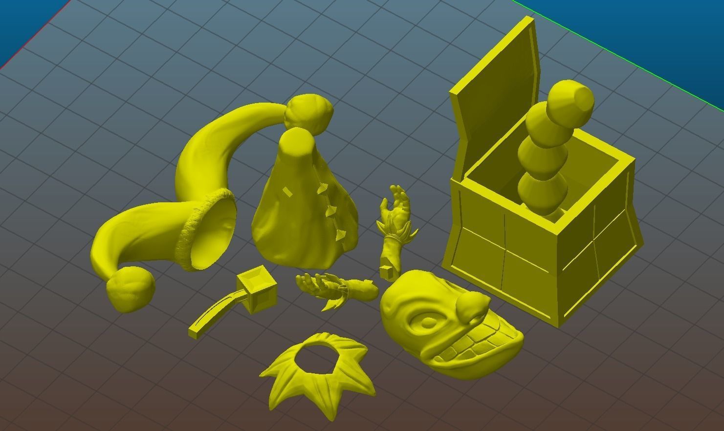 Jack In The Box Shaco box 3D print model_4