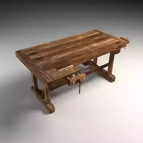 Workbench - Low-poly 3D model