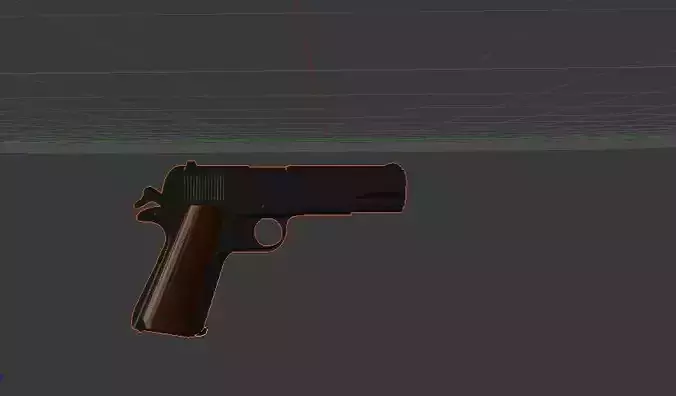 M1911 gun 3D model
