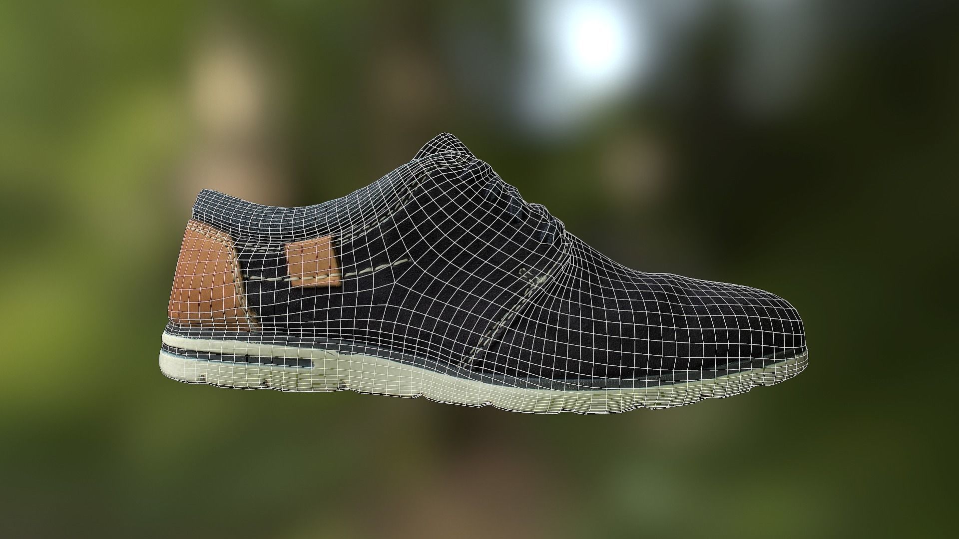 Shoe low poly 3D model Low-poly 3D model_12