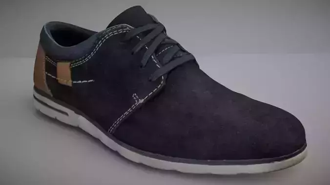 Shoe low poly 3D model Low-poly 3D model
