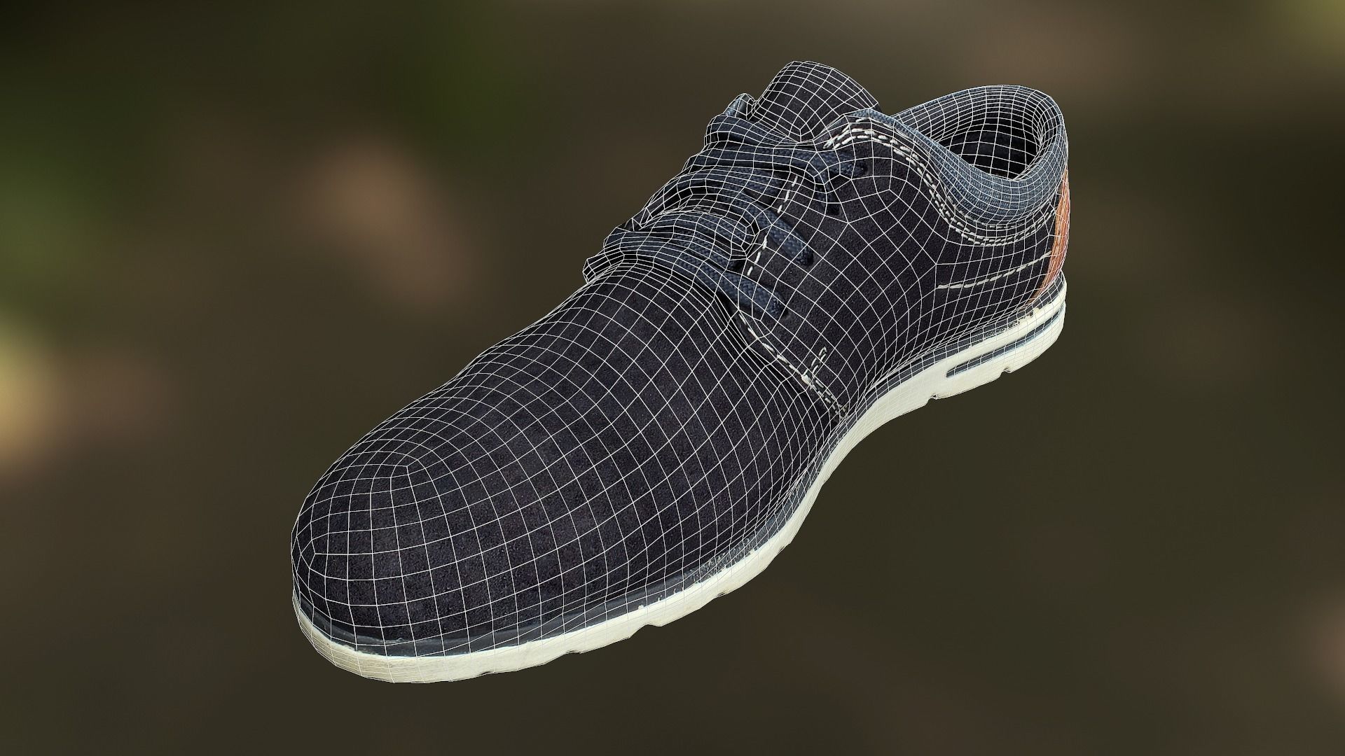 Shoe low poly 3D model Low-poly 3D model_8