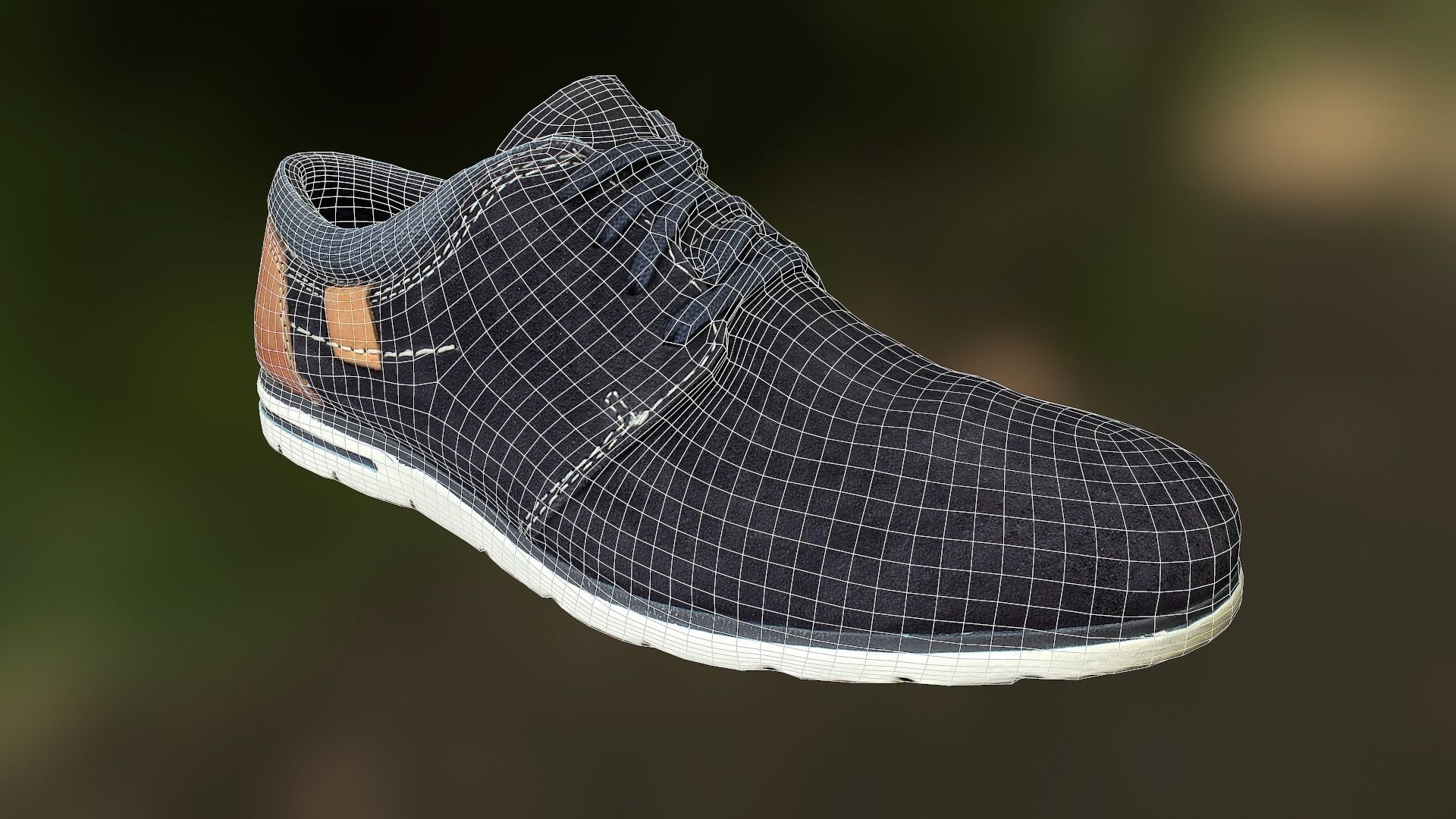 Shoe low poly 3D model Low-poly 3D model_9