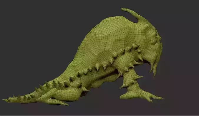 Creature - Crawl Free 3D model
