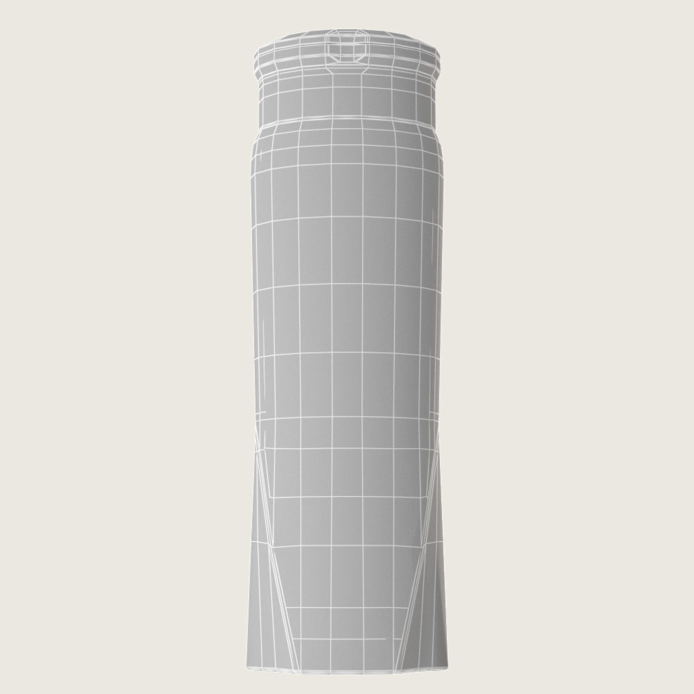 Pantene Shampoo Bottle Low-poly 3D model_2