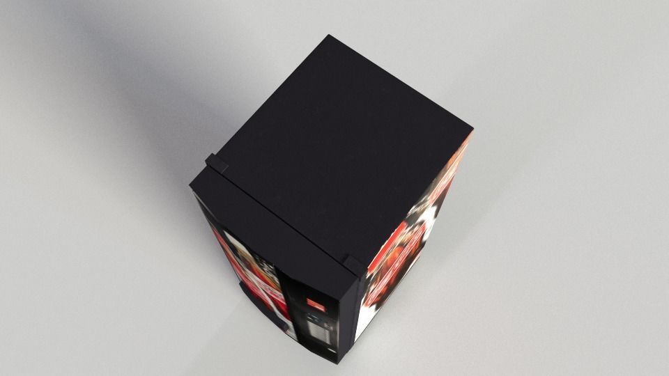 Coca Cola Vending Machine 3 Low-poly 3D model_4