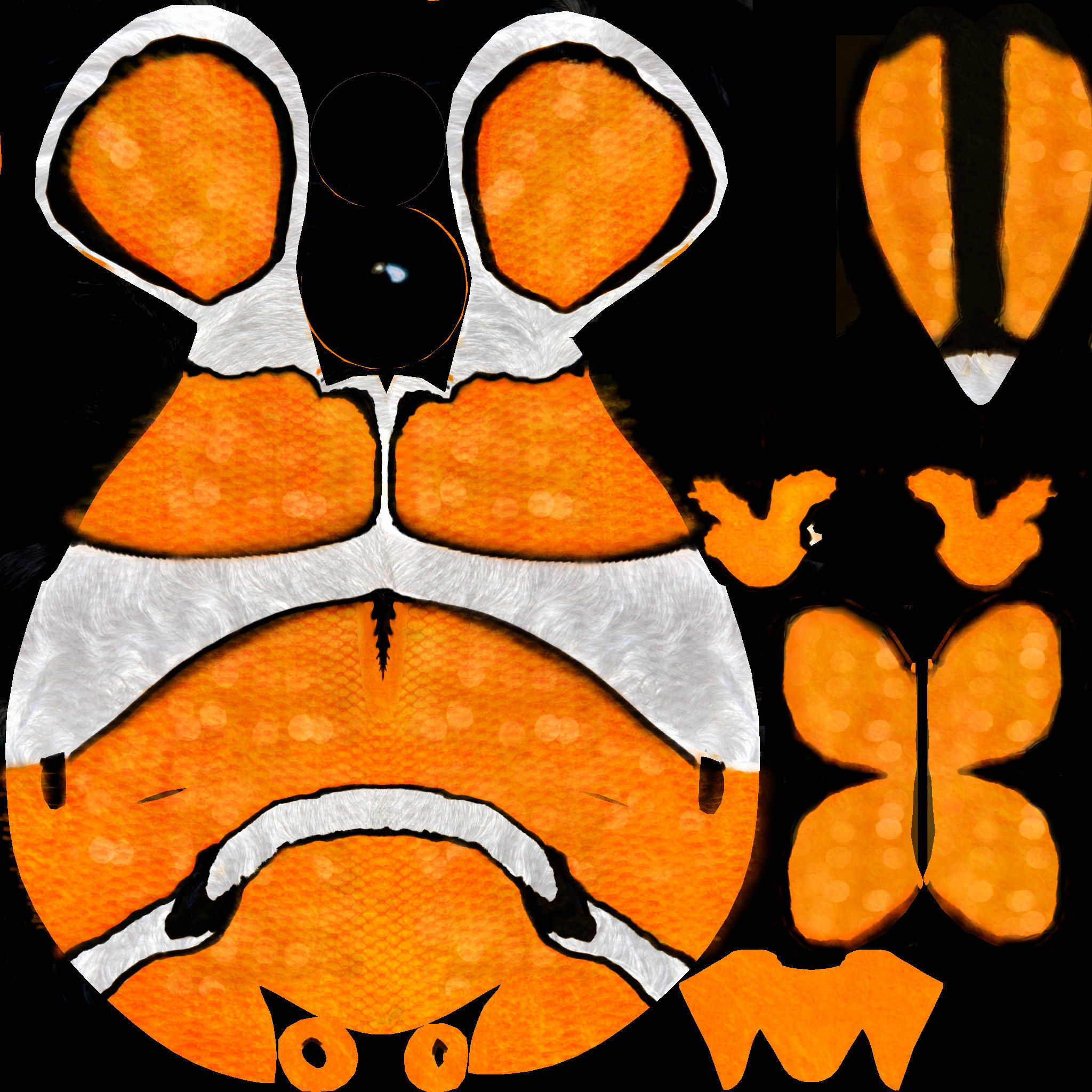 Rig Fish01 Low-poly 3D model_6