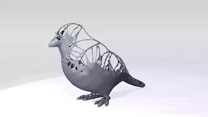 Sparrow Dust Voronoi 3D model
