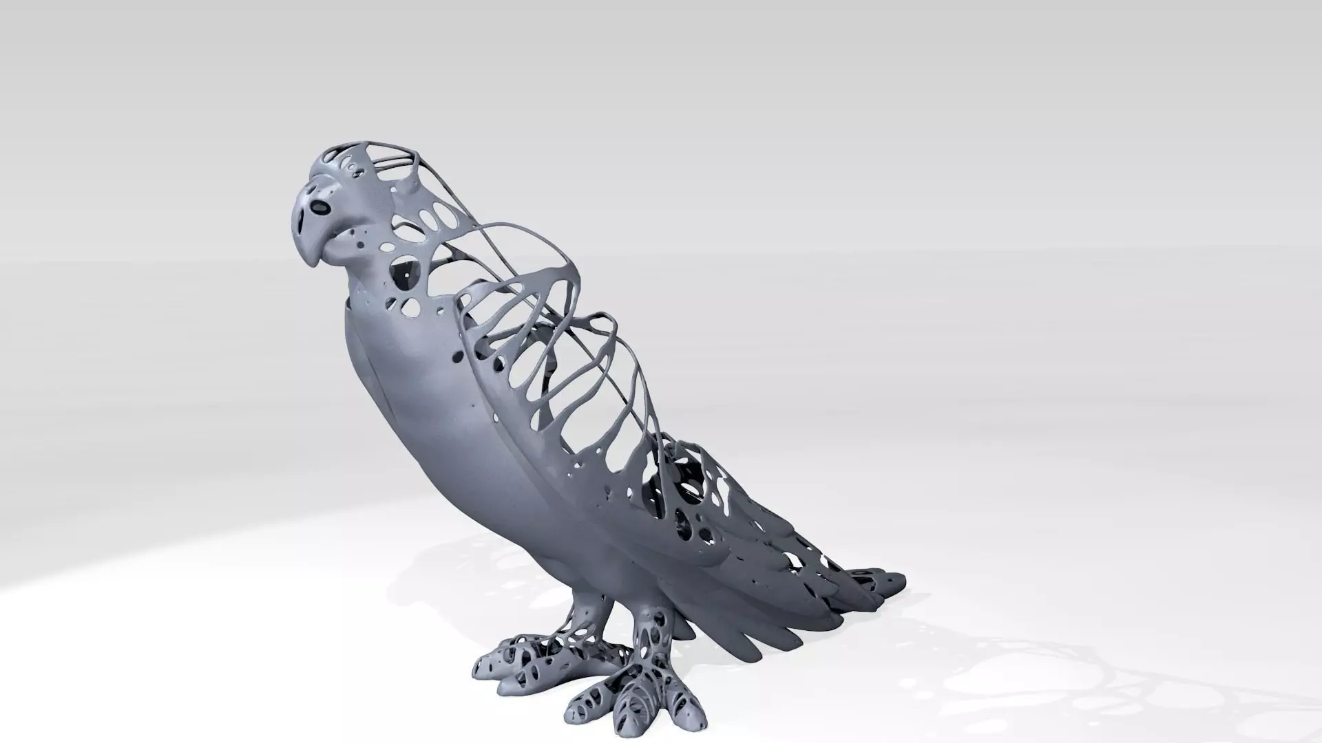 Parrot Dust Voronoi 3D model