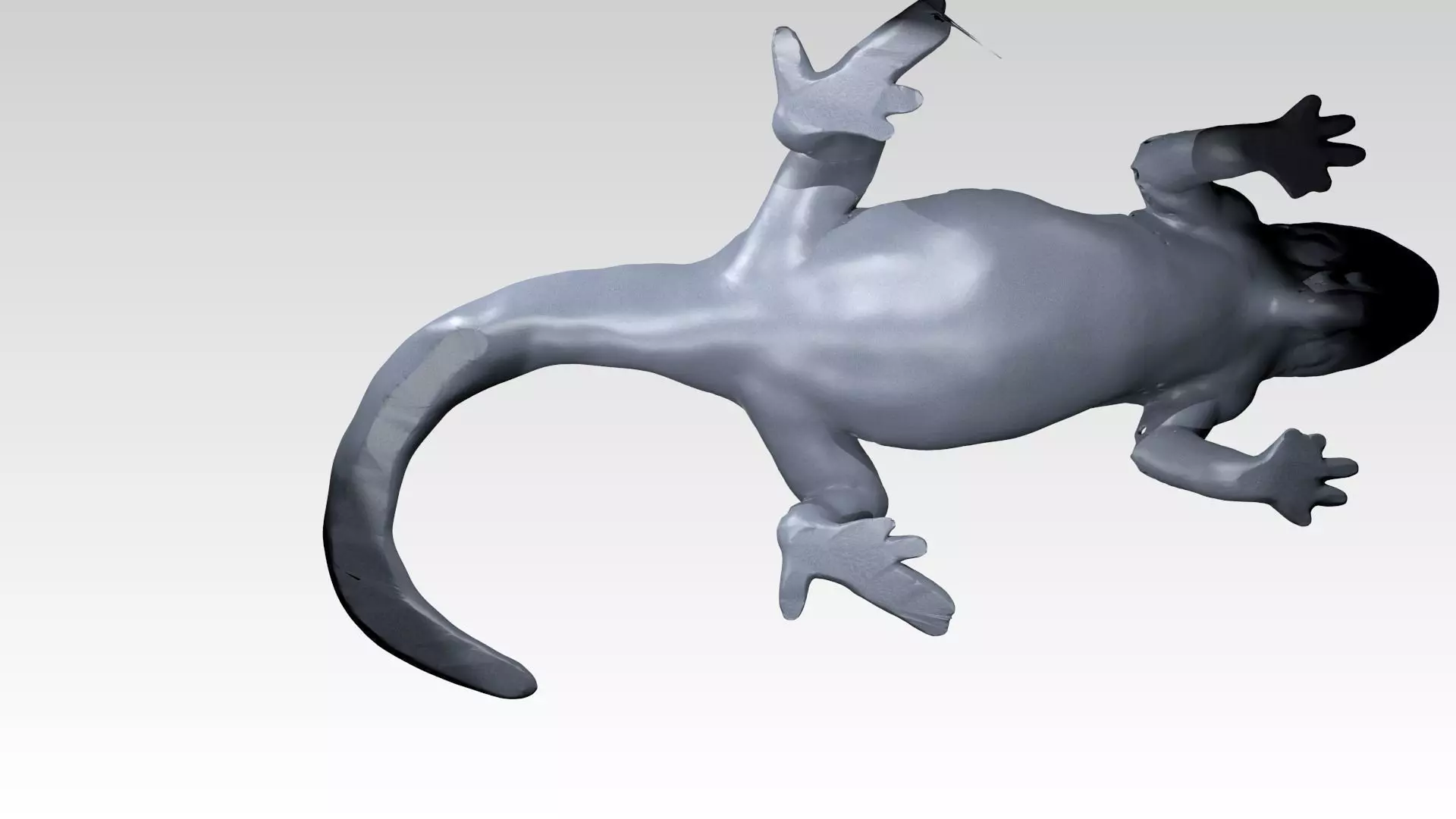 Iguana Dust Voronoi 3D model_6