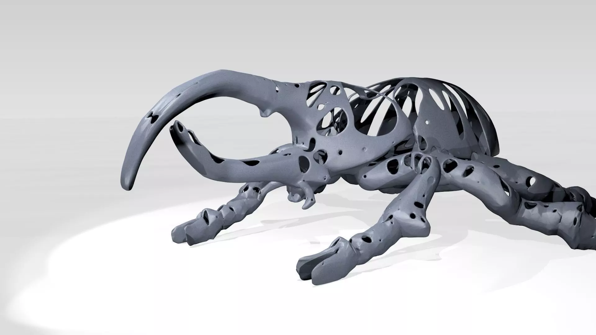 Hercules Dust Voronoi 3D model