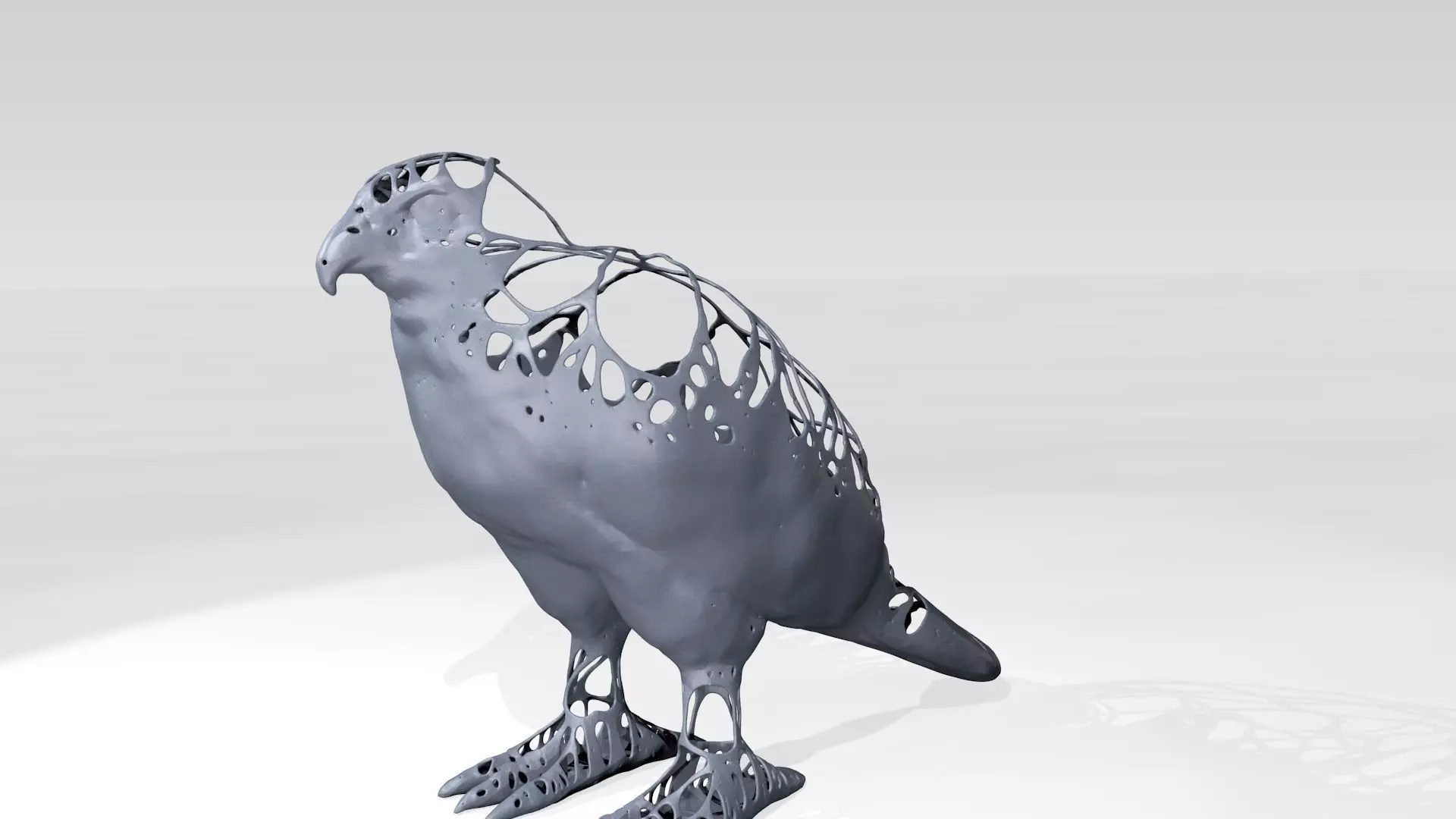 Hawk Dust Voronoi 3D model