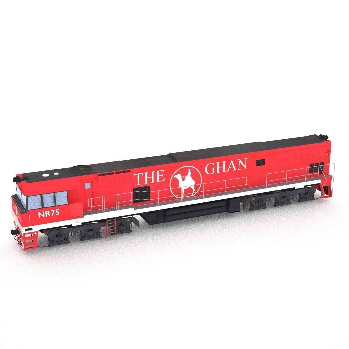The Ghan gran train 3D model_2
