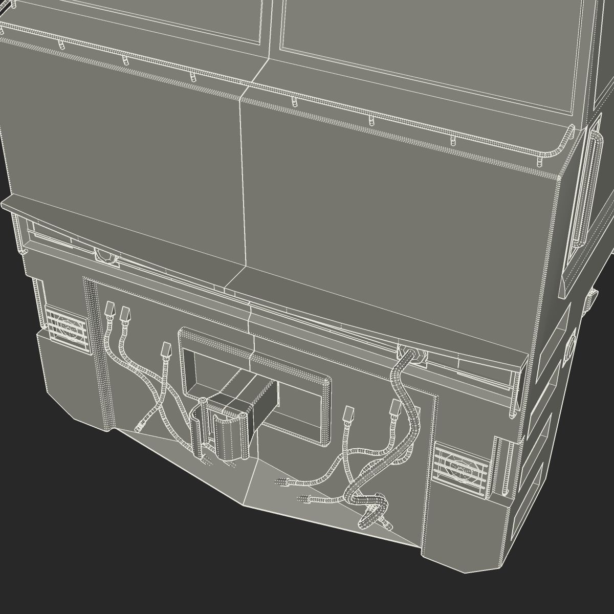 The Ghan gran train 3D model_17