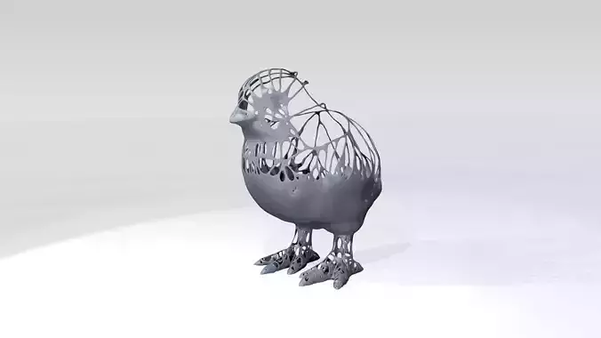 Chick Dust Voronoi 3D model