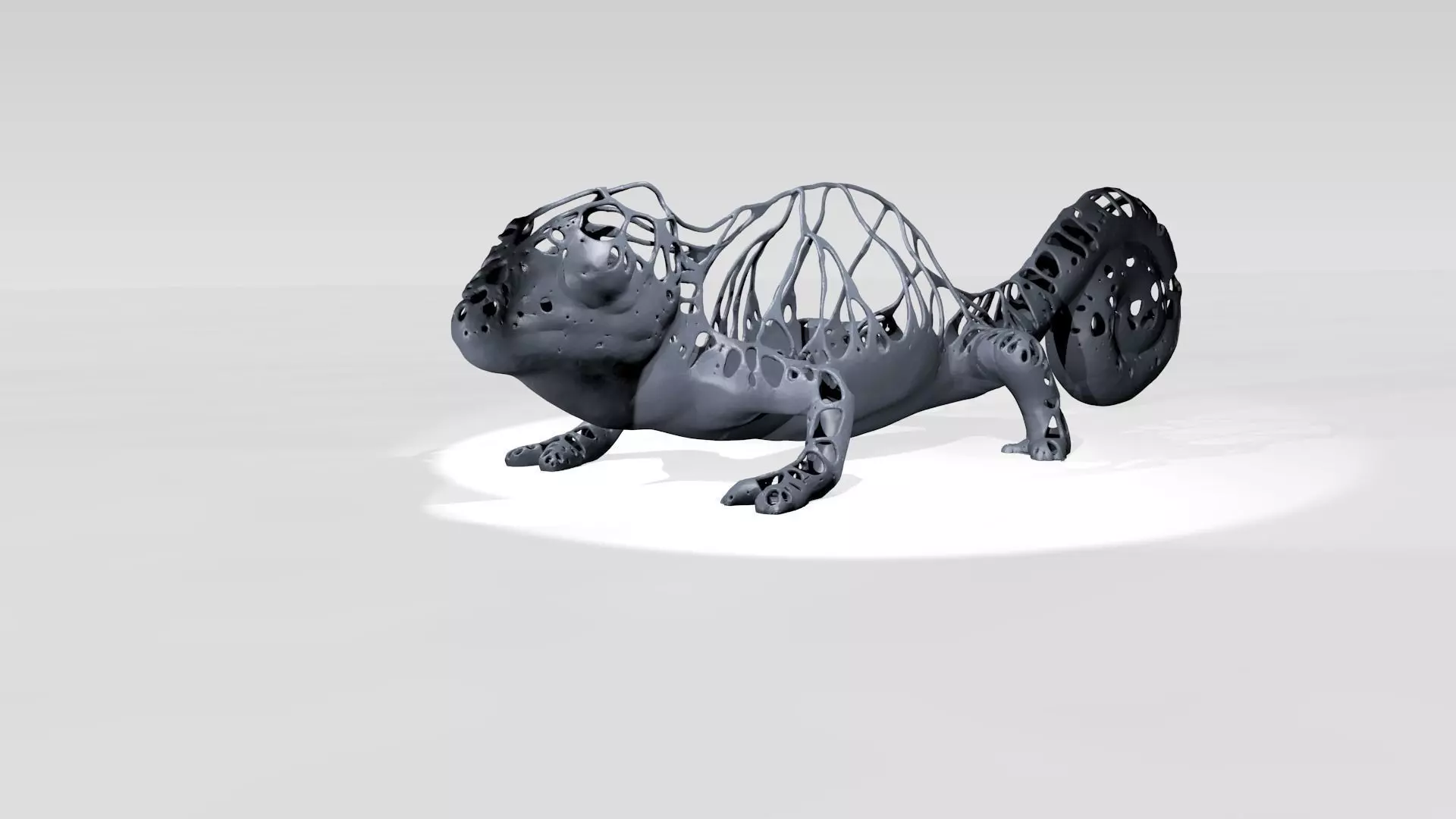 Chamaeleo Dust Voronoi 3D model_0