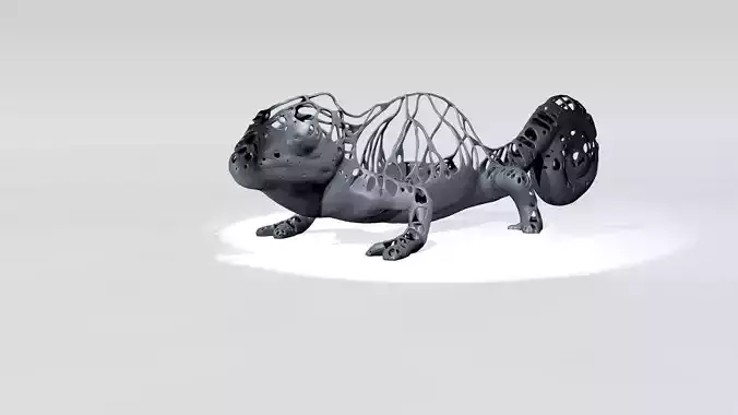 Chamaeleo Dust Voronoi 3D model