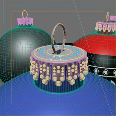 Christmas Ornaments 3D model_4