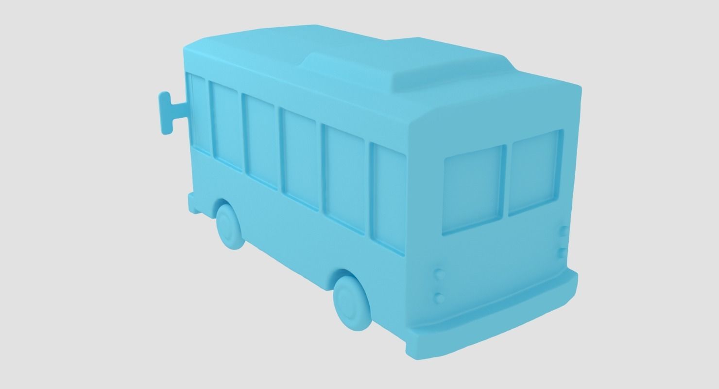 City Bus for 3D Print 3D print model_2