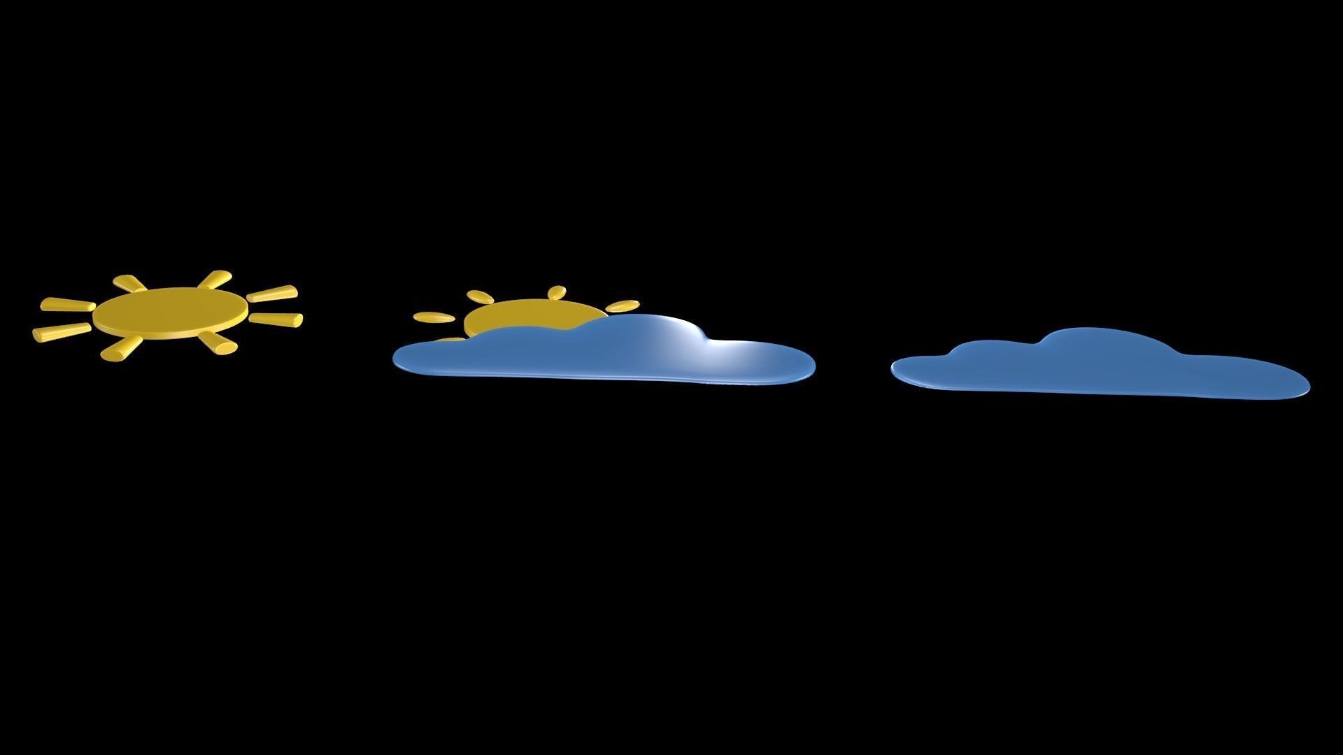 Weather symbol 3D model_5