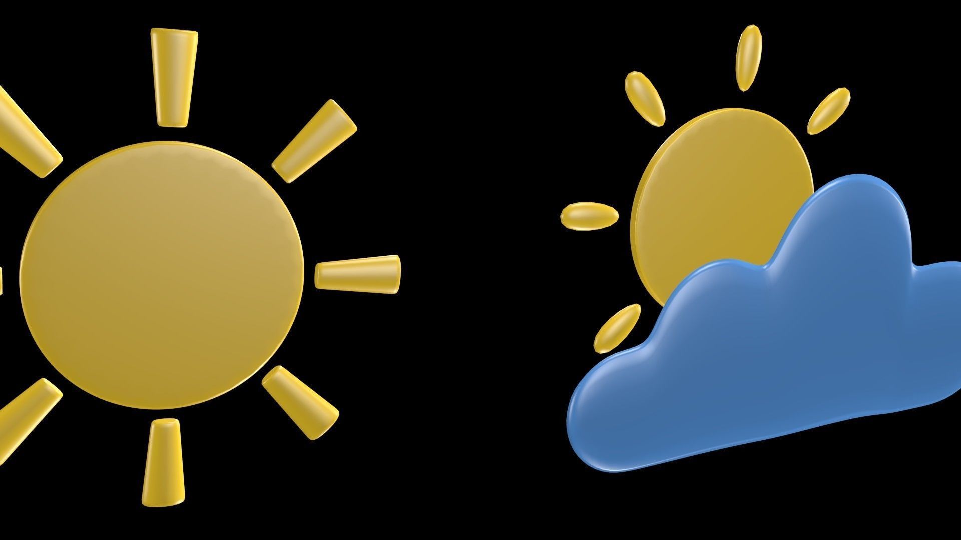 Weather symbol 3D model_9