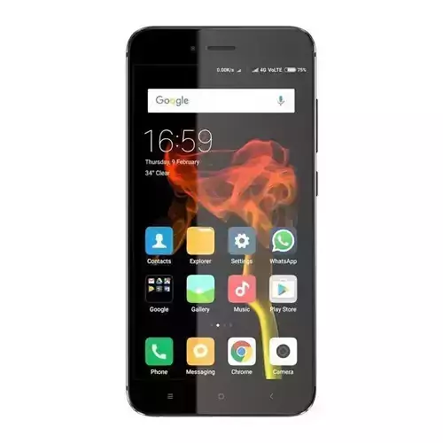 E3D - Xiaomi Mi 5X Black 3D model 3D model