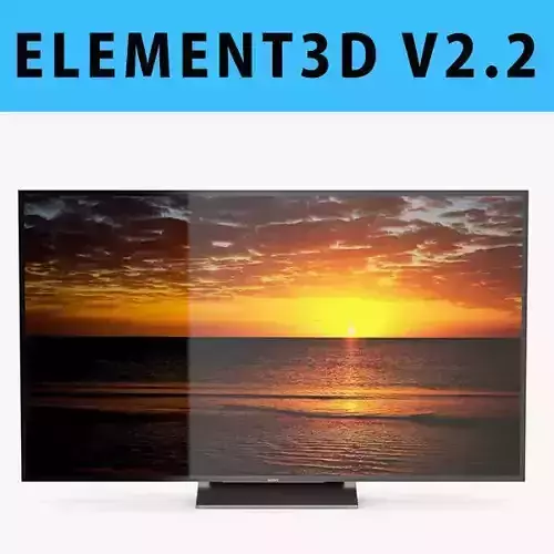 E3D - Sony X9300D TV 3D model