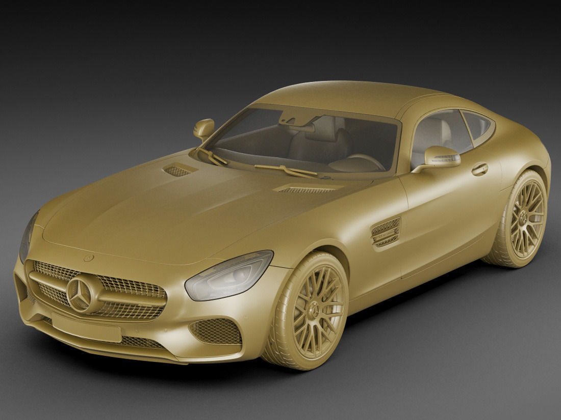 Mercedes GT AMG 3D model_16