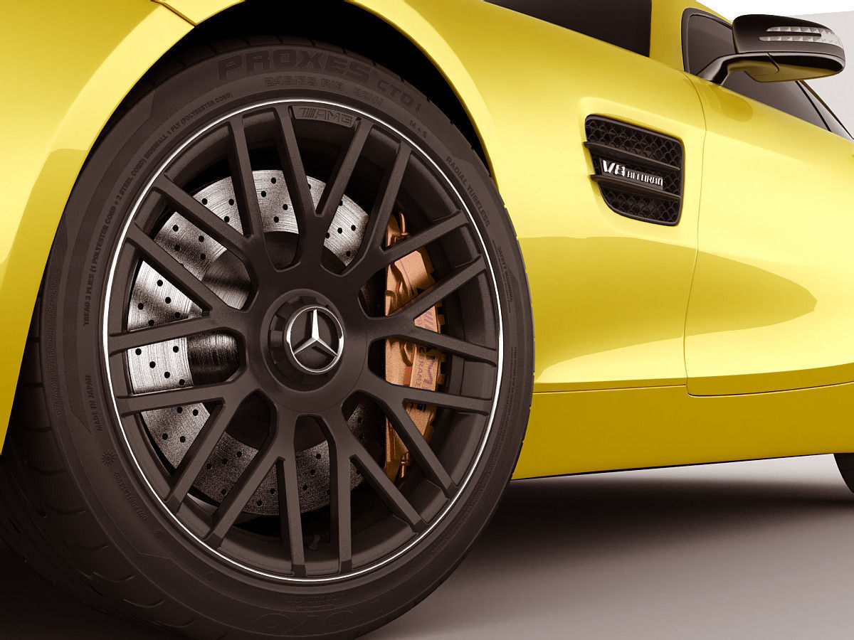 Mercedes GT AMG 3D model_5