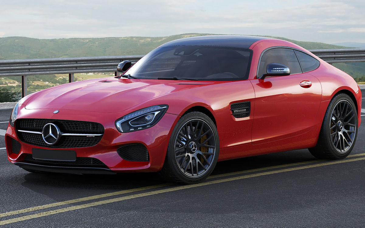 Mercedes GT AMG 3D model_13