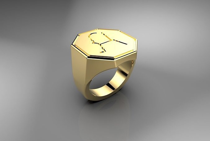 Ring Goat Figure Free 3D print model