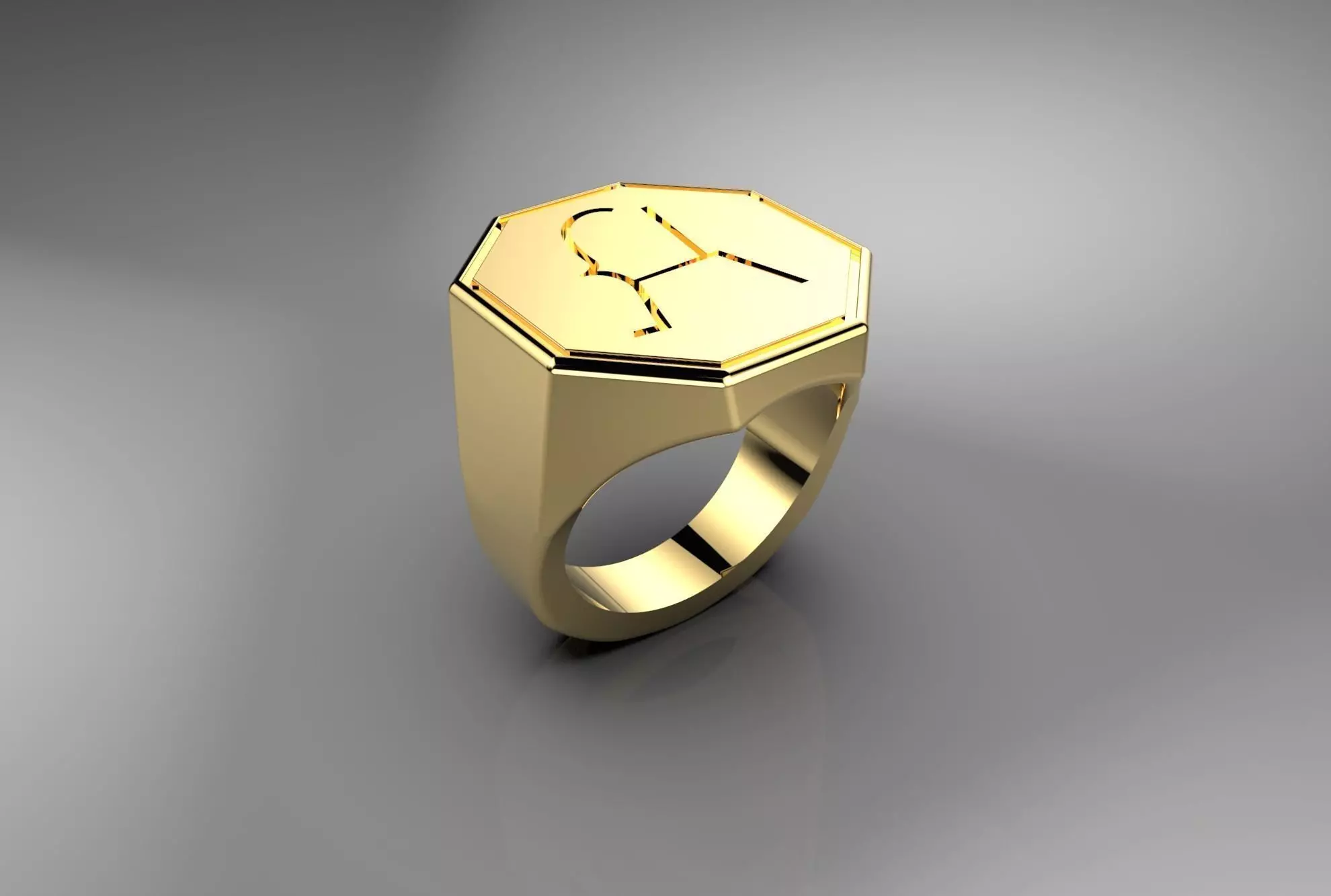 Ring Goat Figure Free 3D print model