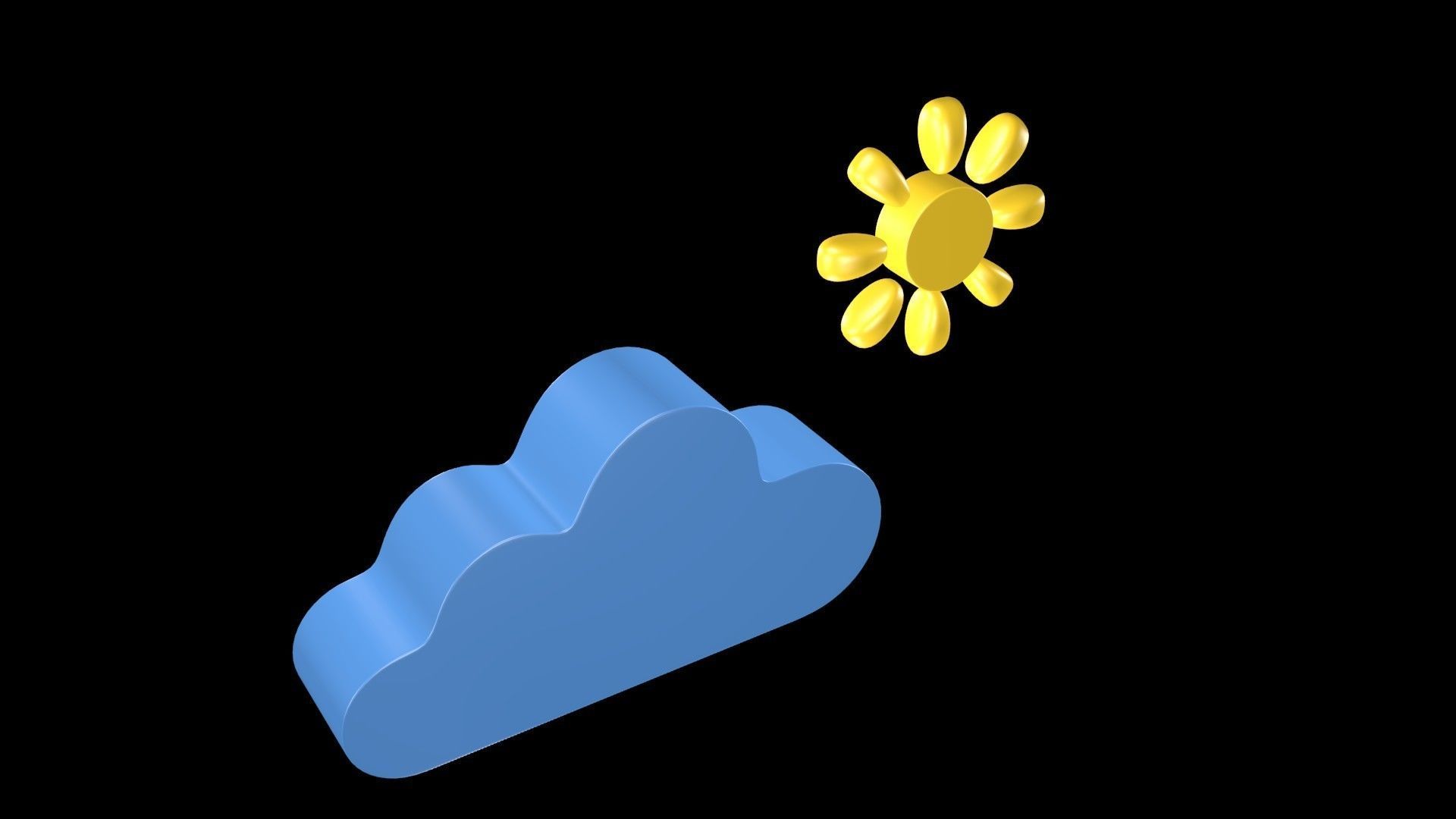 Weather symbol 2 3D model_7