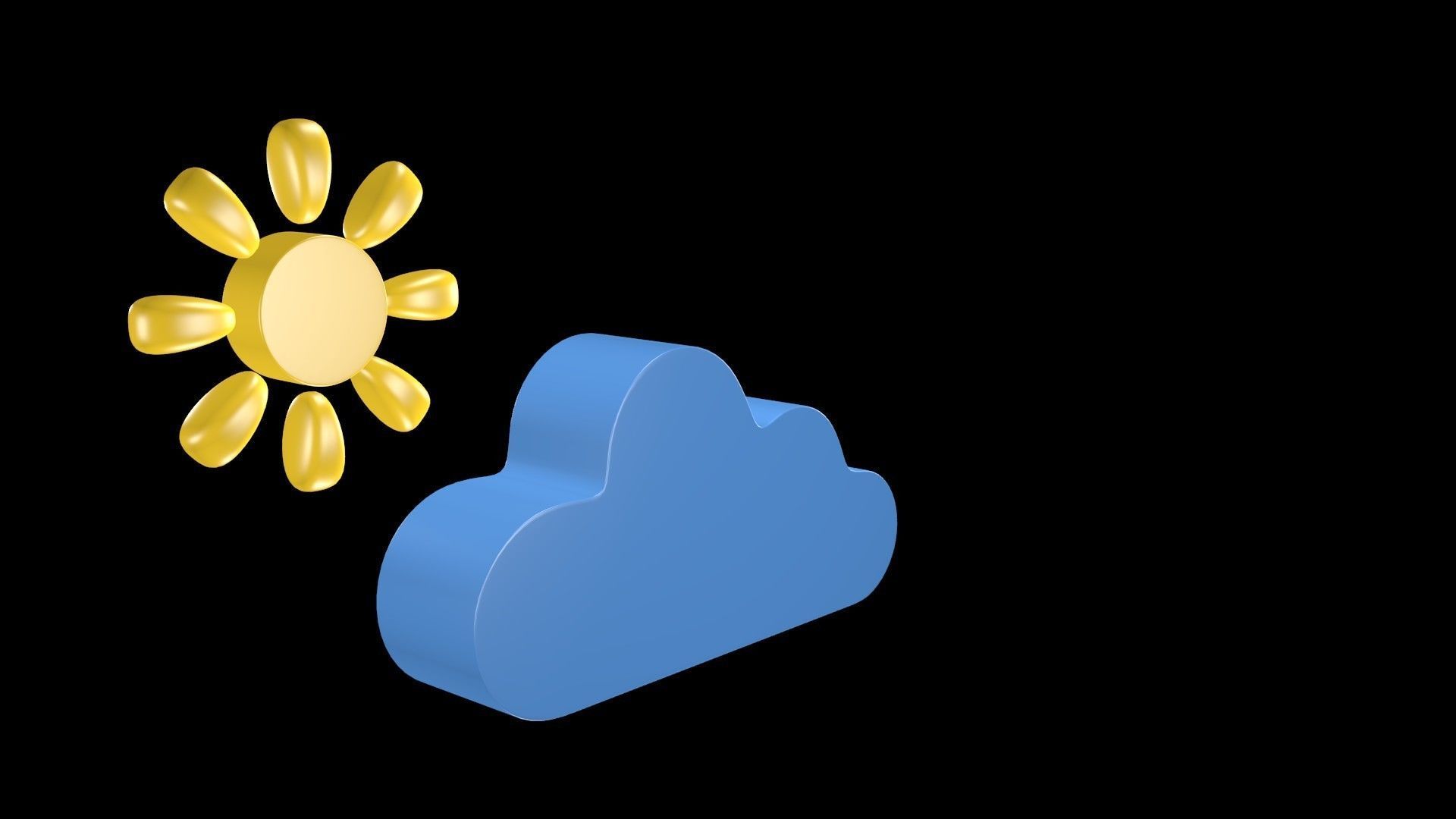 Weather symbol 2 3D model_3
