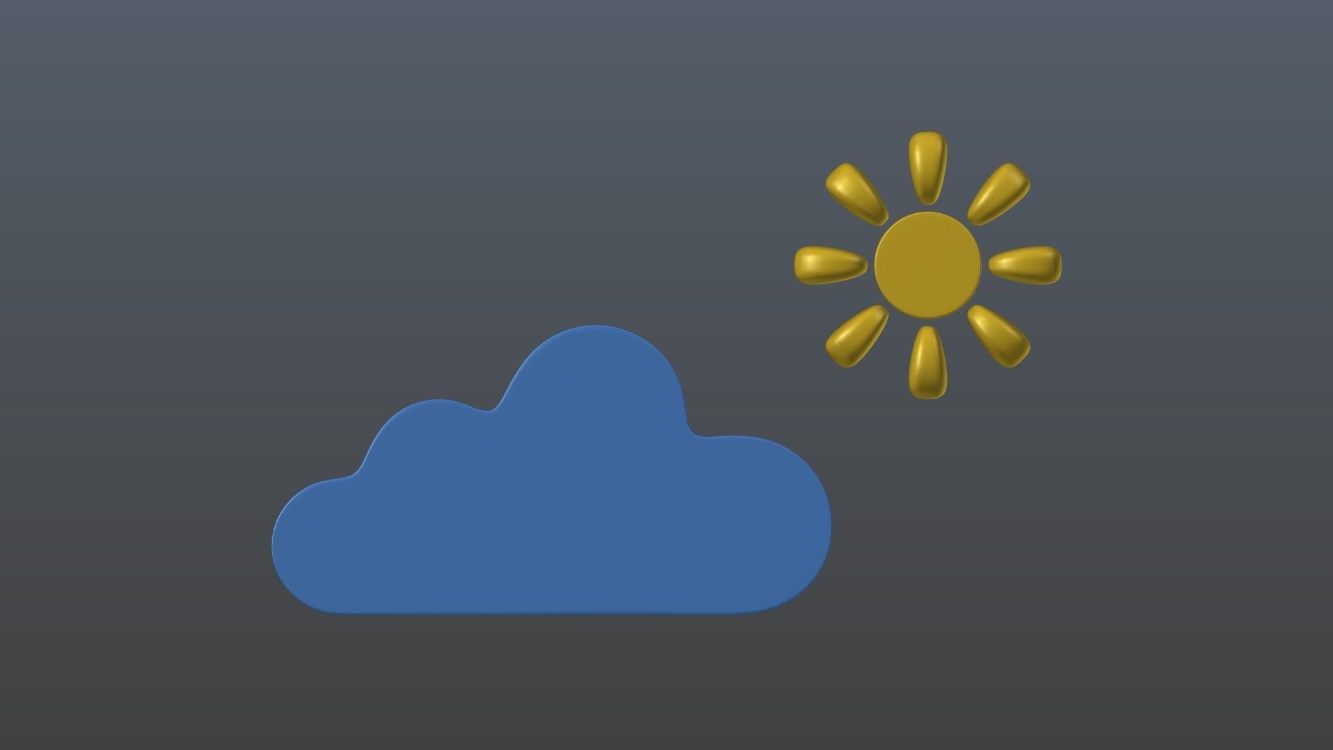 Weather symbol 2 3D model_9