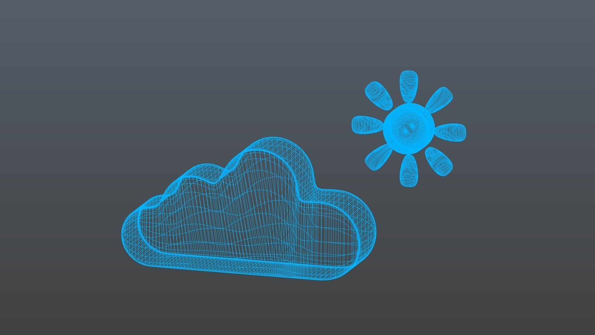 Weather symbol 2 3D model_13