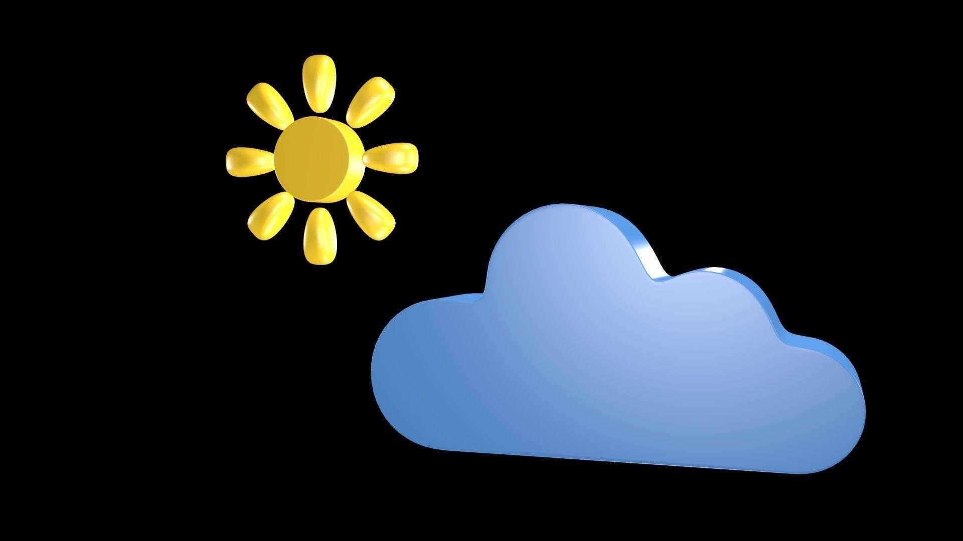 Weather symbol 2 3D model_8