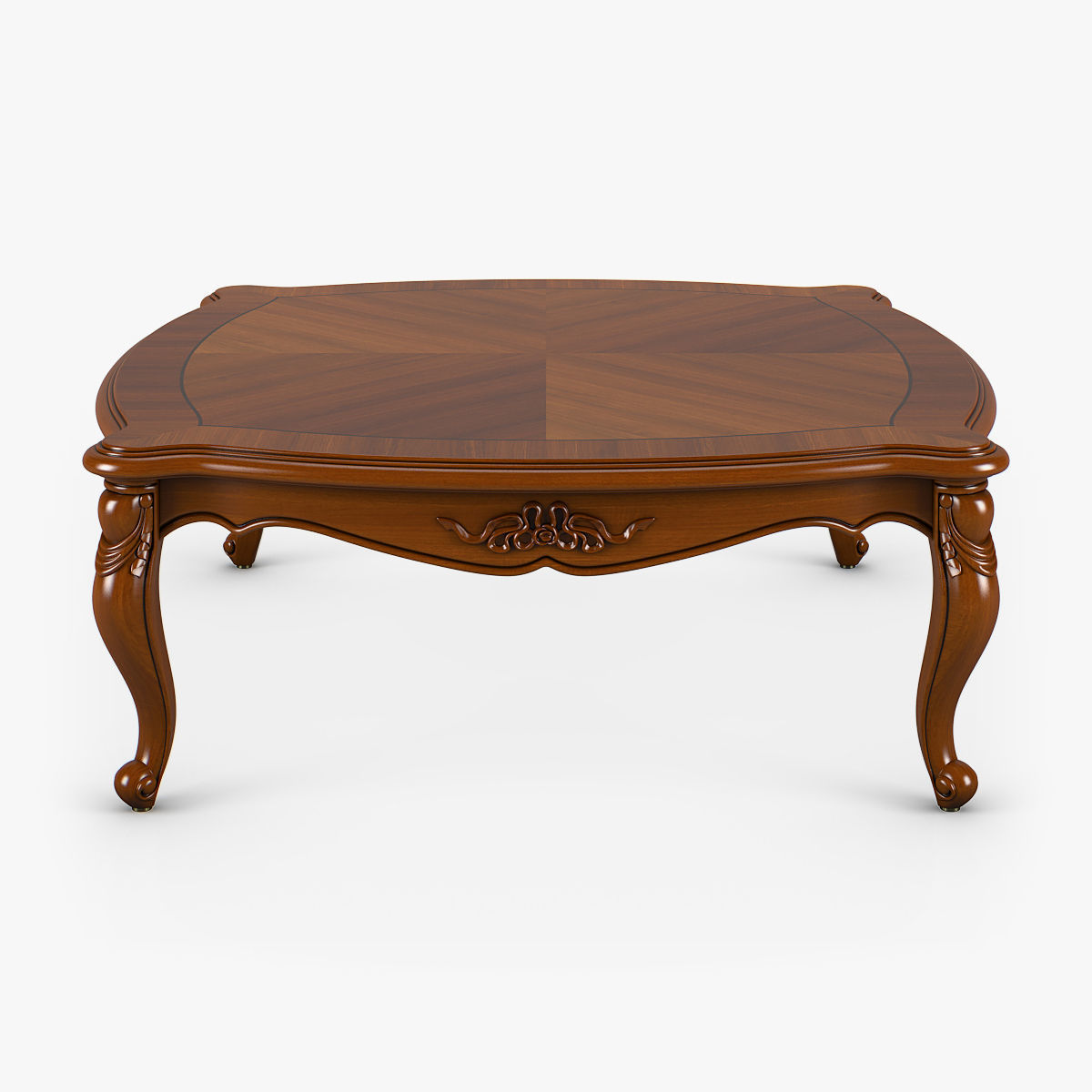 2601000 230-1 Carpenter Big square tea table 3D model_3